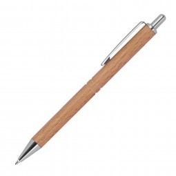 Holzkugelschreiber mit Einkerbung